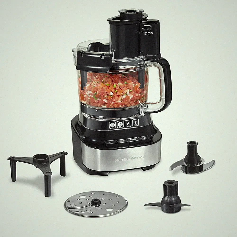 Hamilton Beach Stack & Snap 10-Cup Food Processor & Chopper - Black