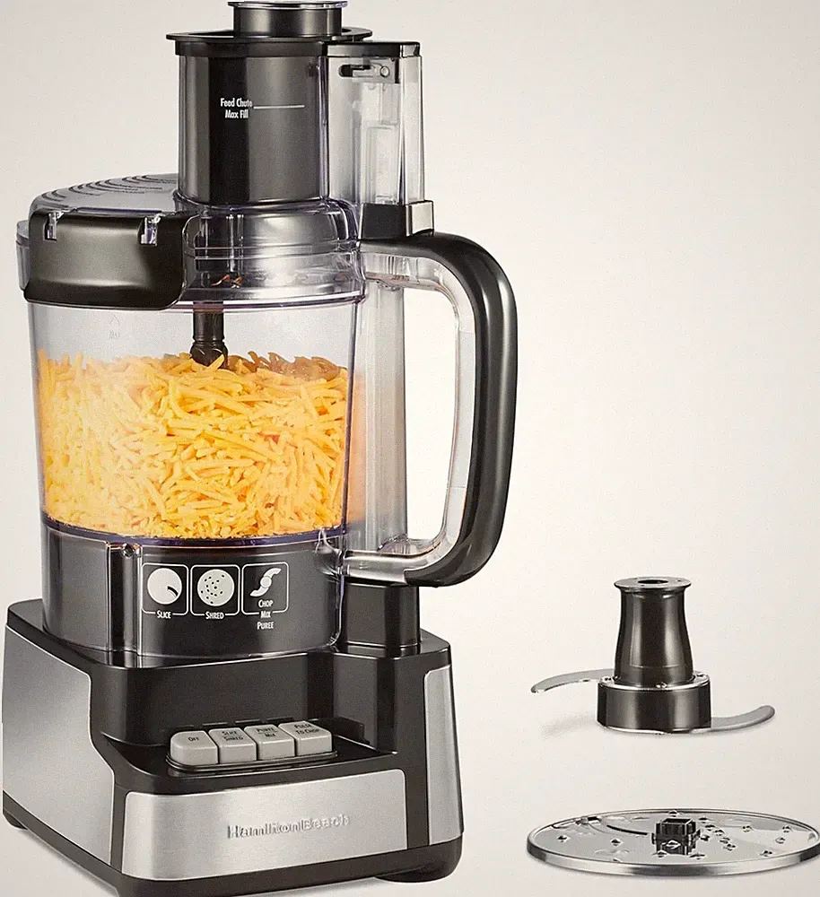 Hamilton Beach Stack & Snap Food Processor 12 Cup 450 Watt BPA Free Black 70725A