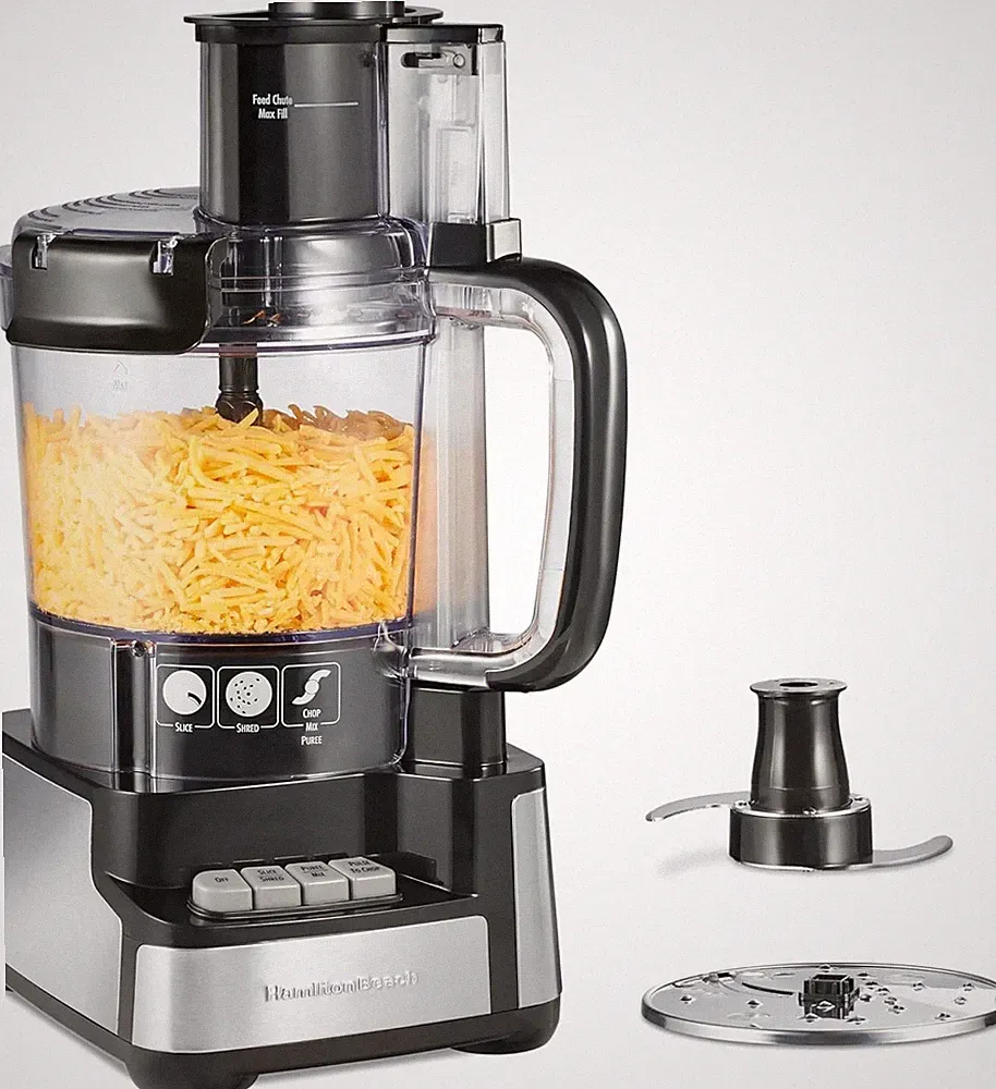 Hamilton Beach Stack & Snap Food Processor and Vegetable Chopper, Black (70725A)