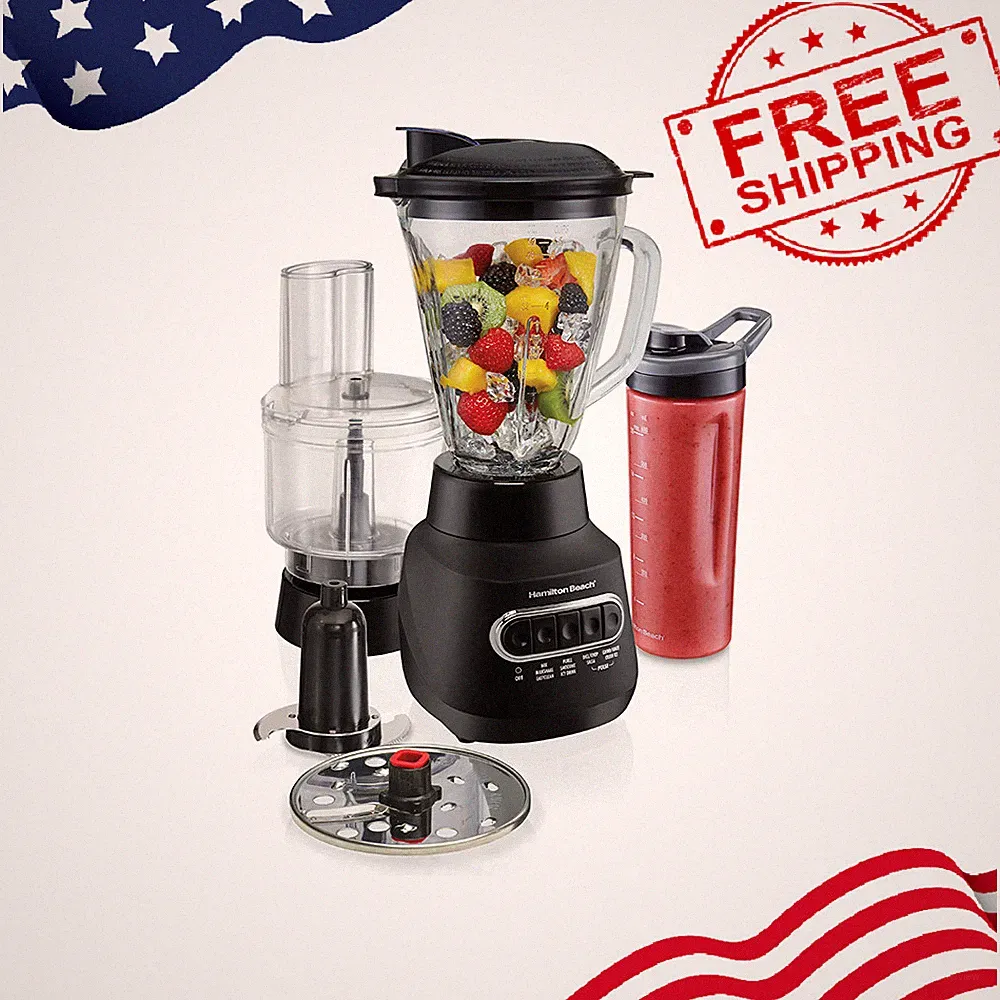 Hamiltonbeach MultiBlend 3-in-1 Blender Food Processor Black - 58176G