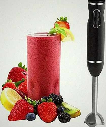 Hand Blender With Egg Whisk, Powerful 300-Watt Stick Blender, Hand Mixer Set Sta