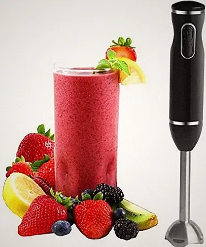 Hand Blender With Egg Whisk, Powerful 300-Watt Stick Blender, Hand Mixer Set Sta