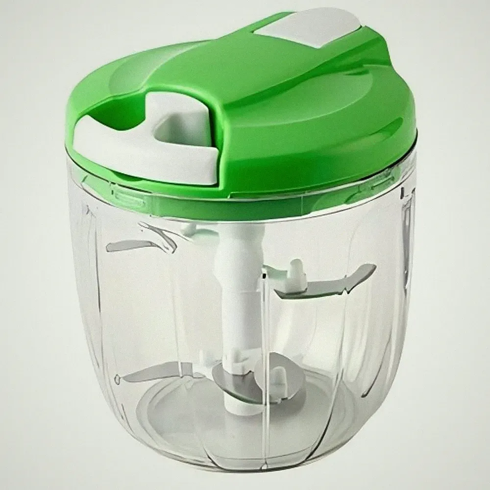 Hand Pull String Food Processor Vegetable Chopper - for Onion, Ginger, Fruits