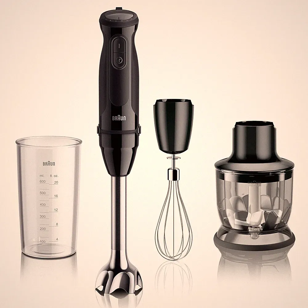 Handheld Blender 21 Speed 500W Stainless Steel Braun MQ50202M MultiQuick Vario