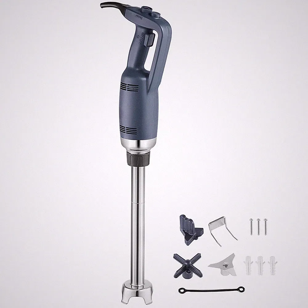 Heavy-Duty 350W Immersion Blender, Stepless Speed, Stainless Blade for Soups