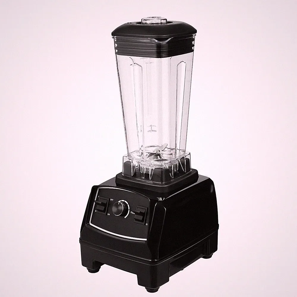 Heavy Duty Commercial Grade Countertop Blender with 8-Cup Glass Jar, Black 2200W