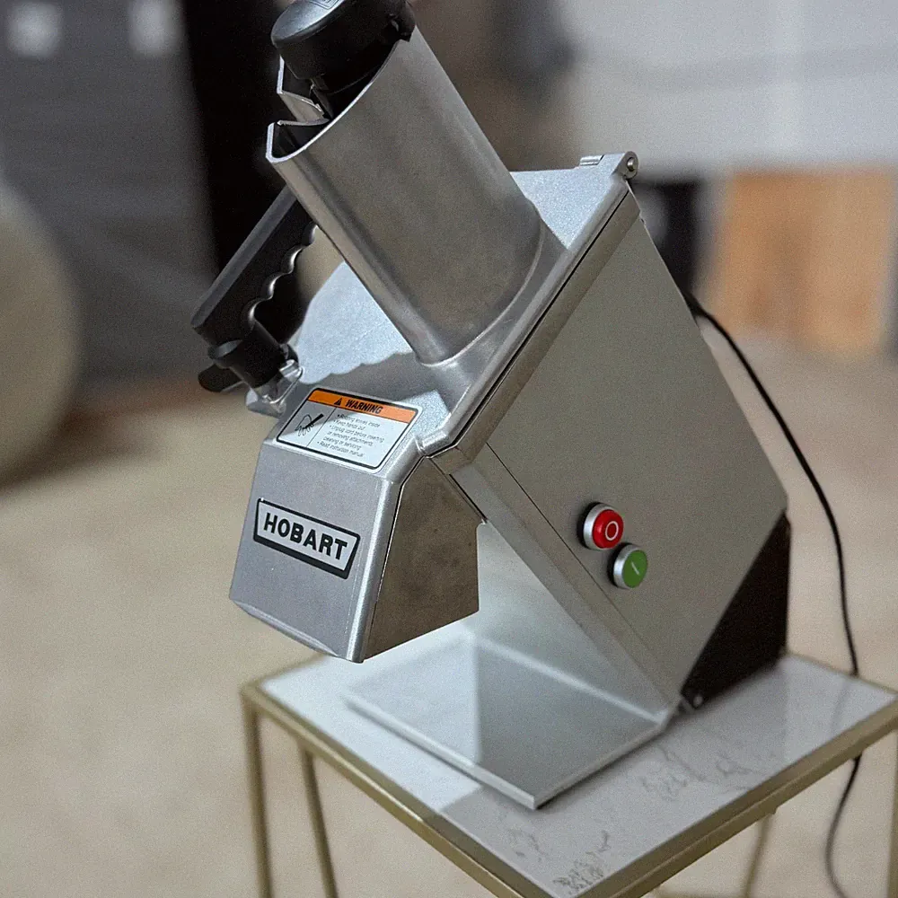 Hobart FP100-1A Continuous Feed Food Processor with DEFLECTOR/Shredding Discs