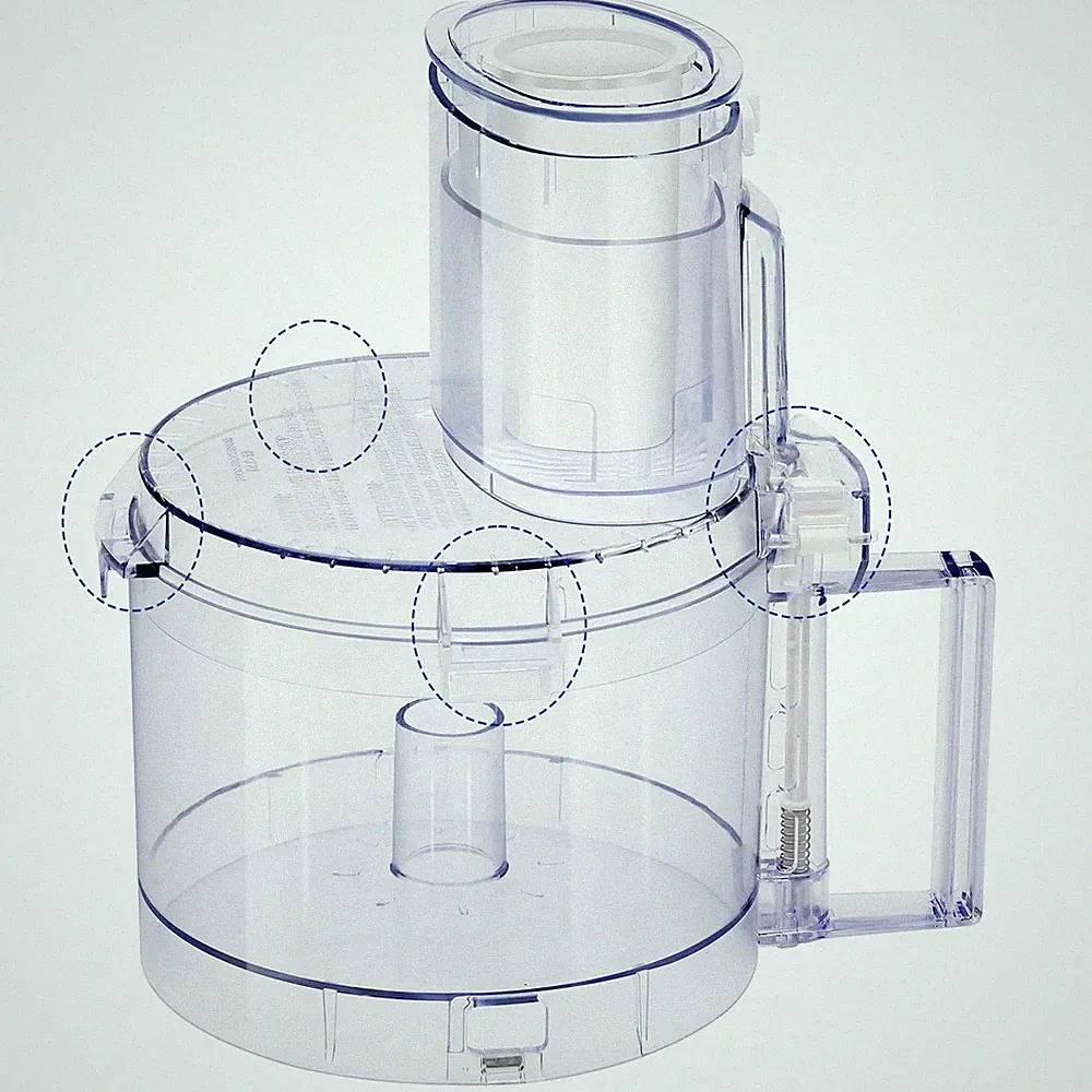 IHOUMEX 7 Cup Tritan Food Processor Bowl DLC-10 Series BPA-Free