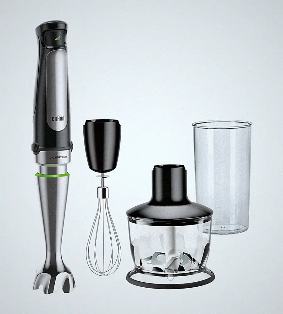 Immersion Blender Braun MultiQuick 7 3-in-1 Food Processor MQ7035 Electric Stick
