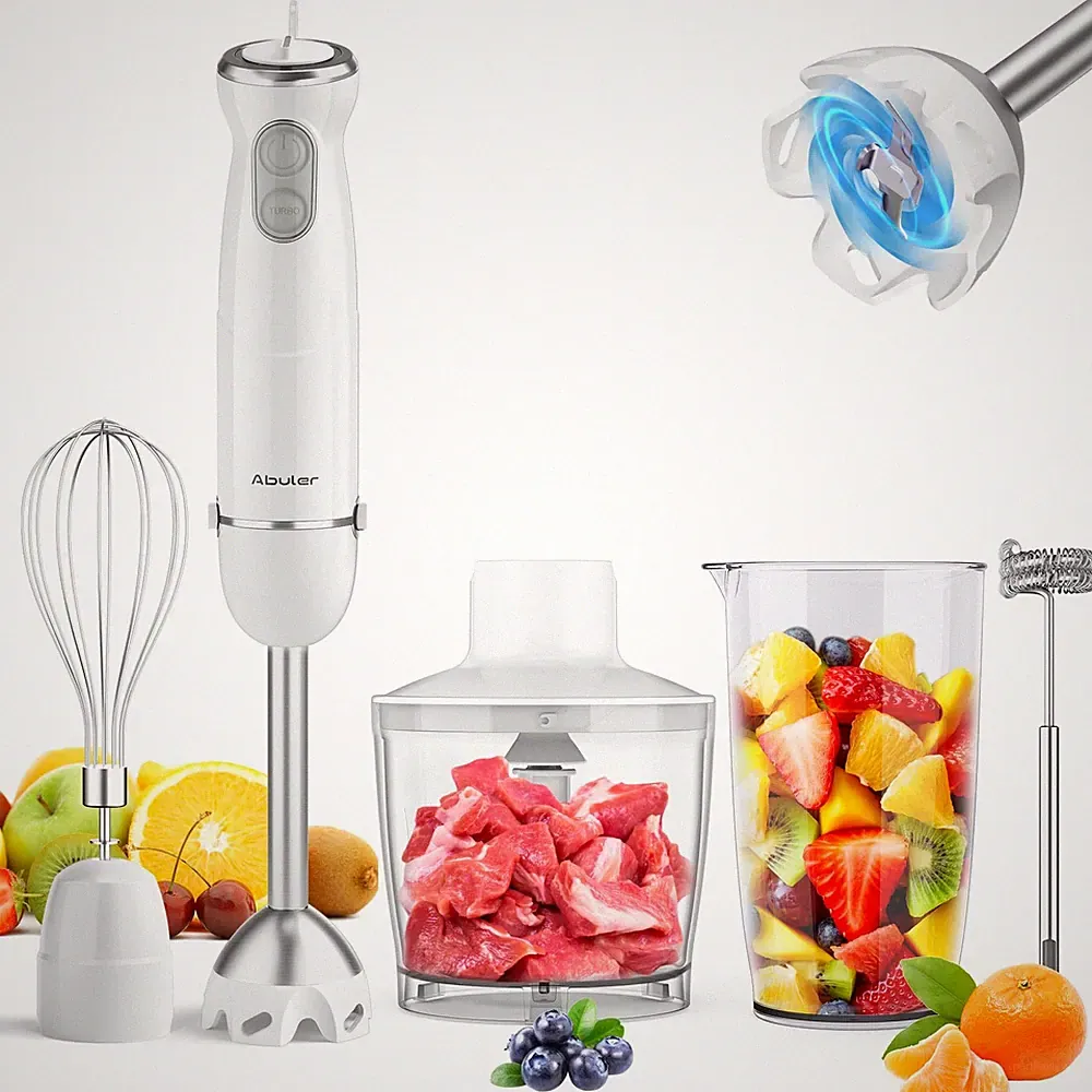 Immersion Blender Handheld 5 in 1 Hand Blender, 1000W Hand Mixer Stick, BPA-F...