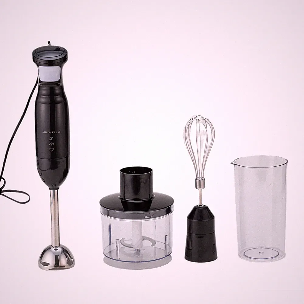 Immersion Blender Handheld W/ Food Processor corded Stainless Steel 500w 110v