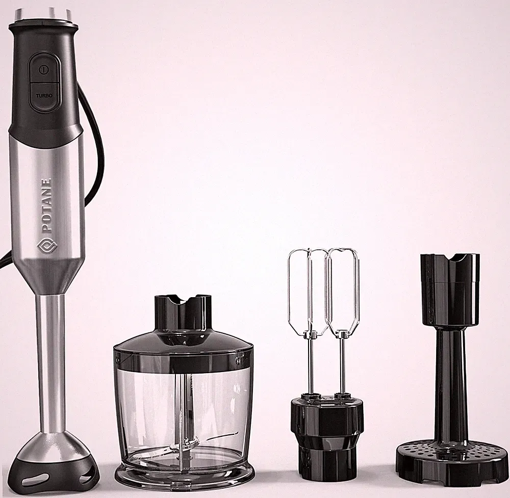 Immersion Blender, Heavy Duty Copper Motor, Stainless Steel Smart Stick with...