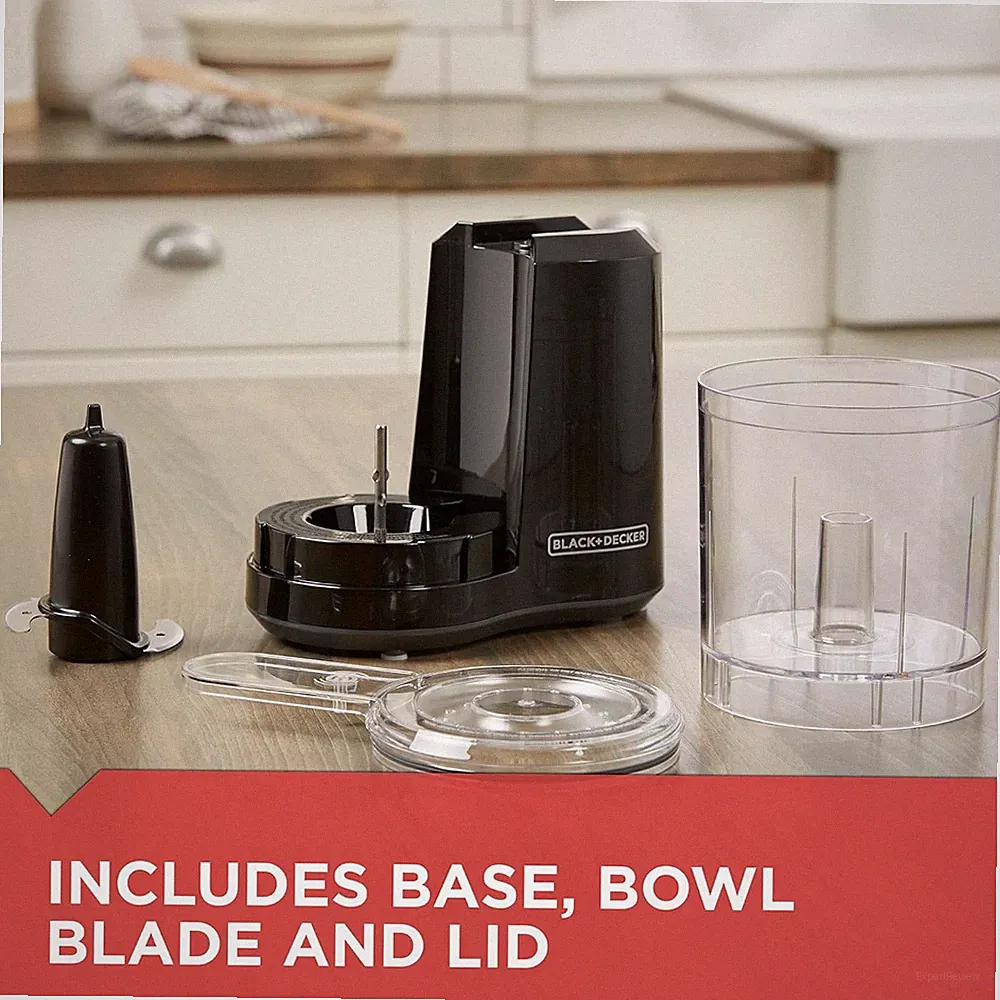Improved Assembly, HC300B Freshprep 3-Cup Electric Food Chopper, Capacity