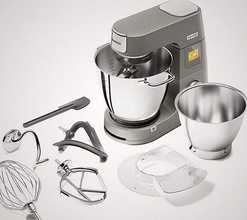 KENWOOD KWL90.244SI Titanium Chef Patissier XL food processor, free ship worldwi