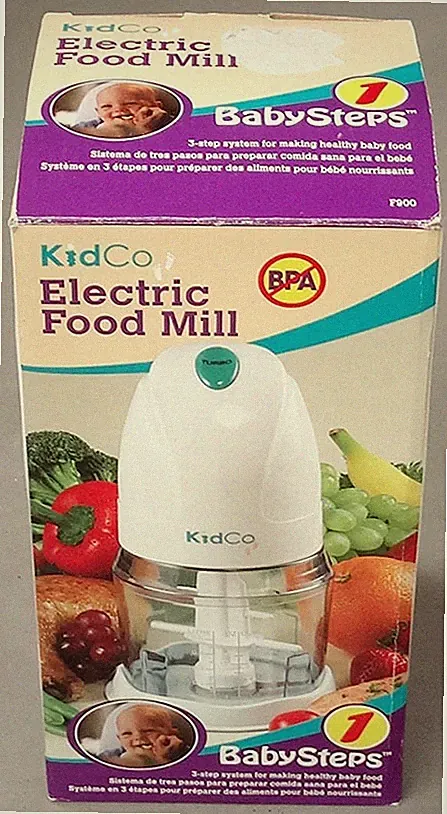KidCo Electric Food Mill In Box Unused Baby Food Chopper Blender Mixer F900