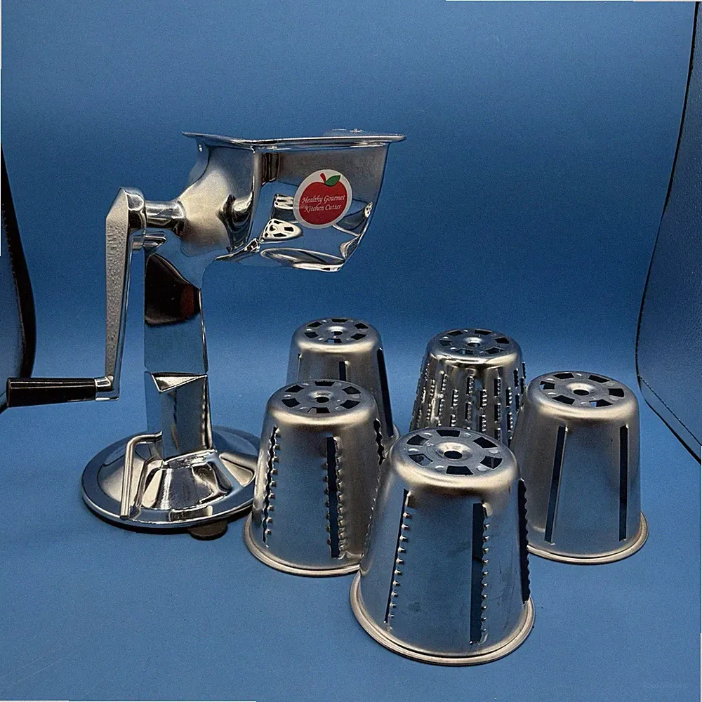 King Kutter Healthy Gourmet Kitchen Cutter Food Processor w/ 5 Cones EUC