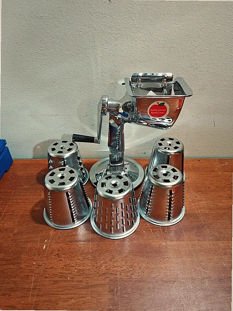 King Kutter Healthy Gourmet Kitchen Cutter Food Processor w/ 5 Cones New