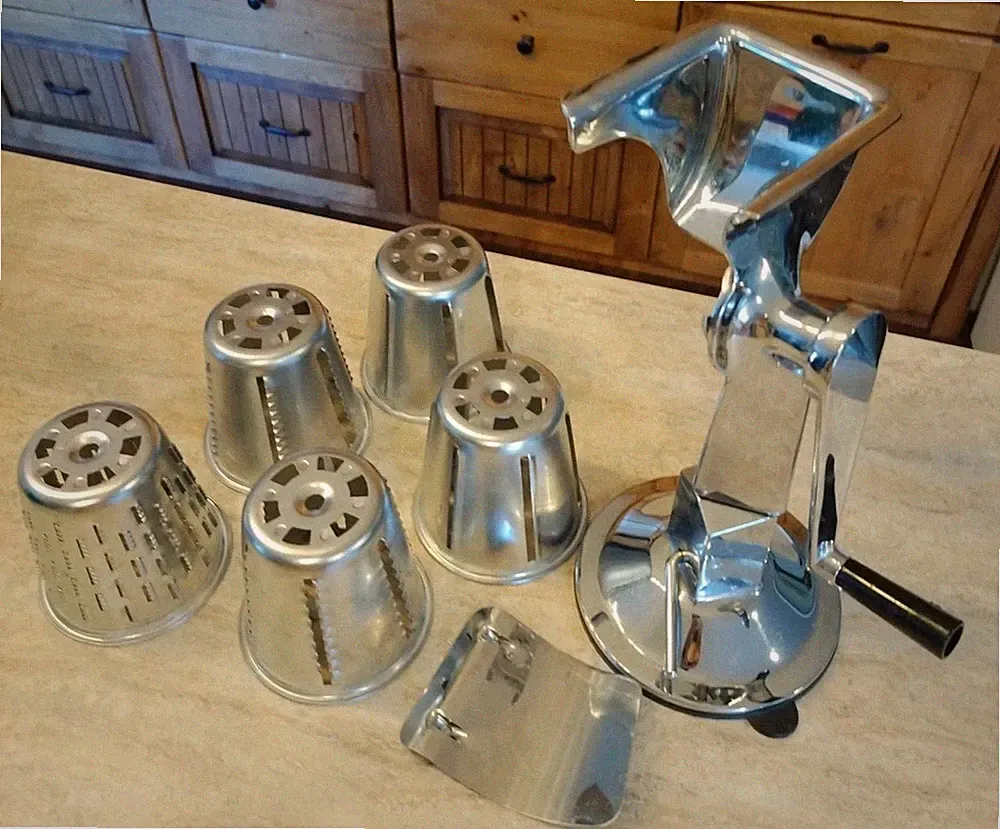 King Kutter Manual Food Processor Chopper No Electricity Off Grid Stainless USA