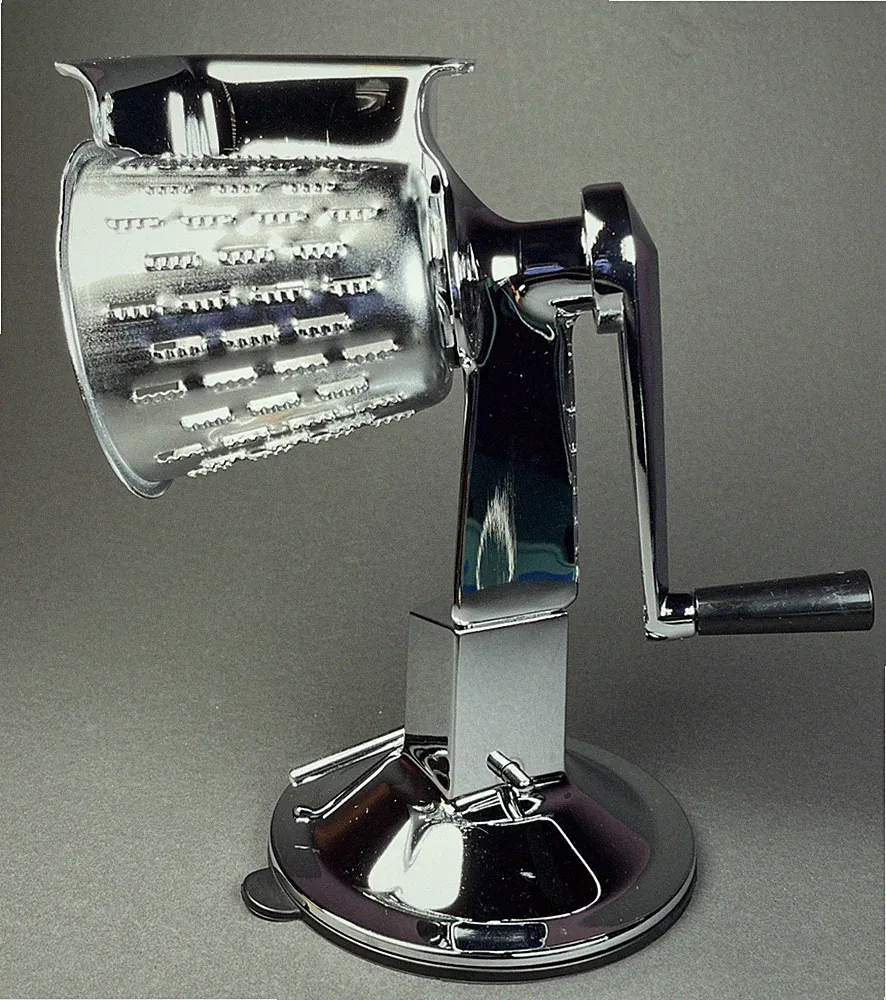 King Kutter Manual Gourmet Food Processor Suction cup Slicer 1 Cone