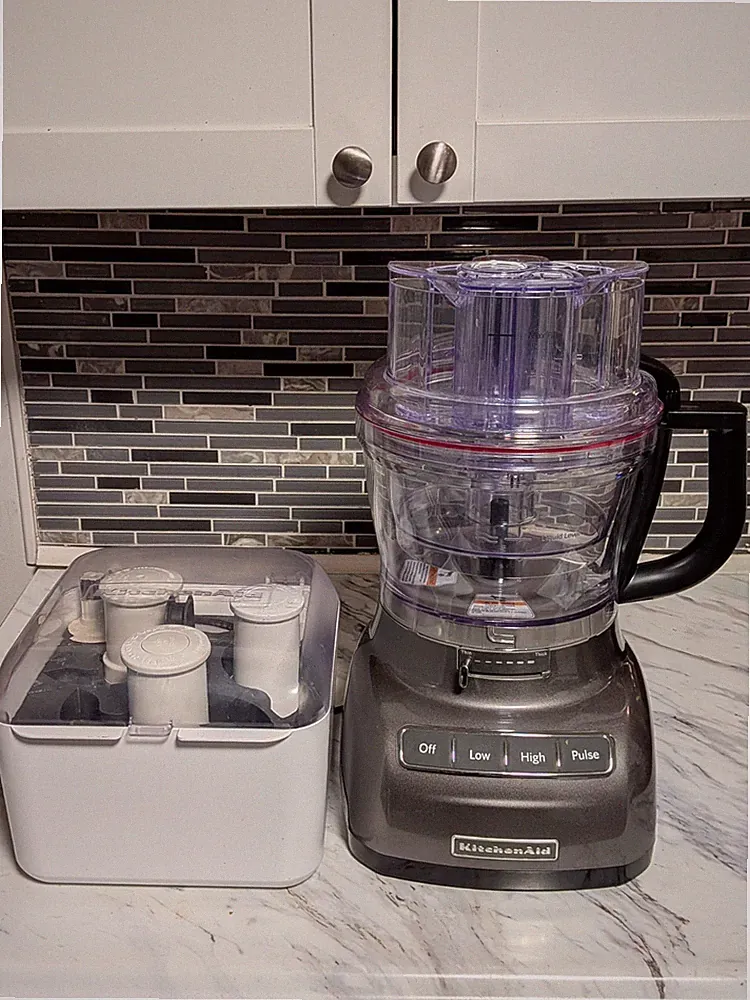 Kitchen Aid 13-Cup Food Processor With Accessories & Storage Case KFP1333G0
