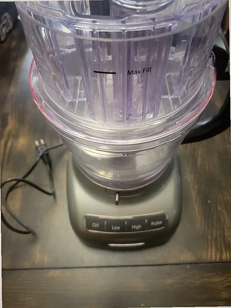 Kitchen Aid 13-Cup Silver Food Processor KFP1355CU Tested and Working