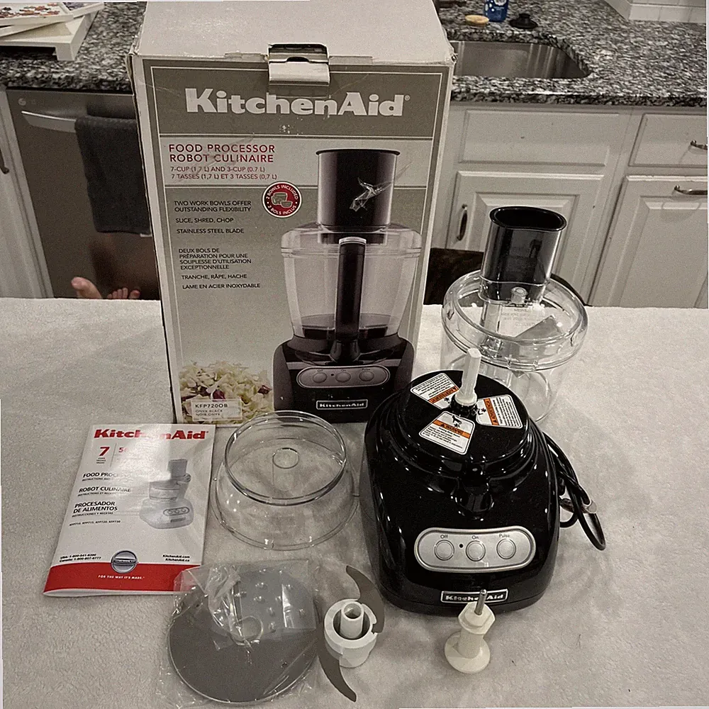 Kitchen Aid 7 Cup Food Processor Plus - Black Onyx KFP7200B Kitchen Tool