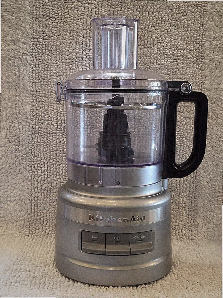 Kitchen Aid 7 Cup Food Processor Plus Contour Silver Chop Puree Retracting Cord