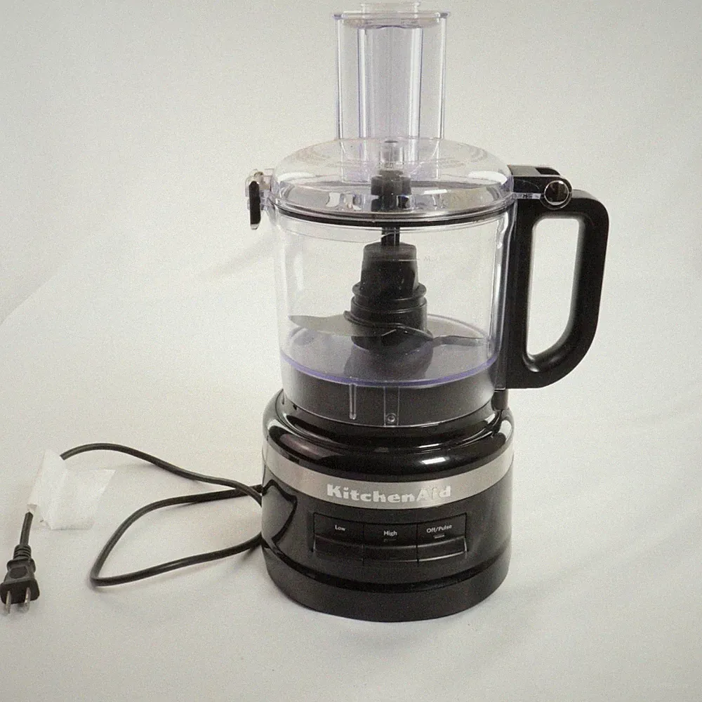 Kitchen Aid 9 Cup Household Food Processor Black E105402 - TESTED EUC