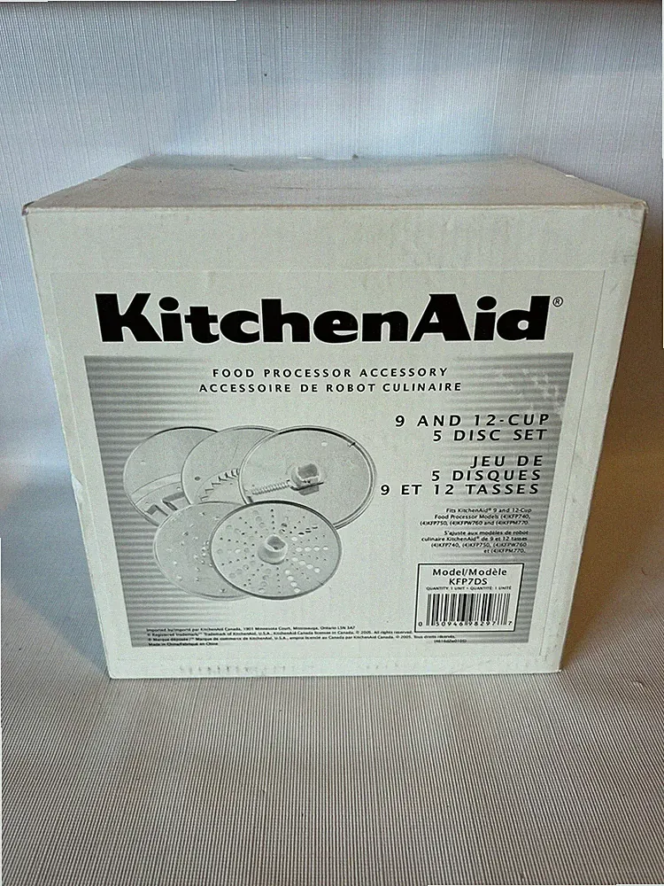 Kitchen Aid Food Processor Accessory Kit 9 And 12 Cup 5 Disc