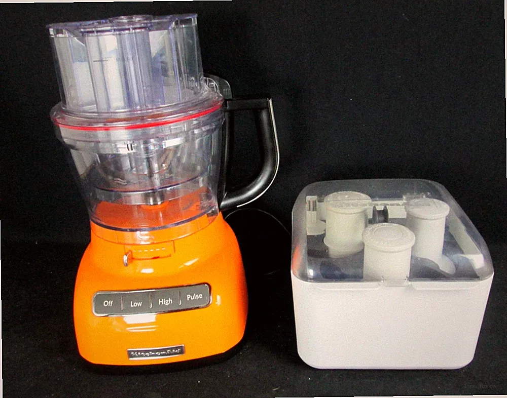 Kitchen Aid KFP1356TG Food Processor Rare Color Orange with ACCESSORIES Box