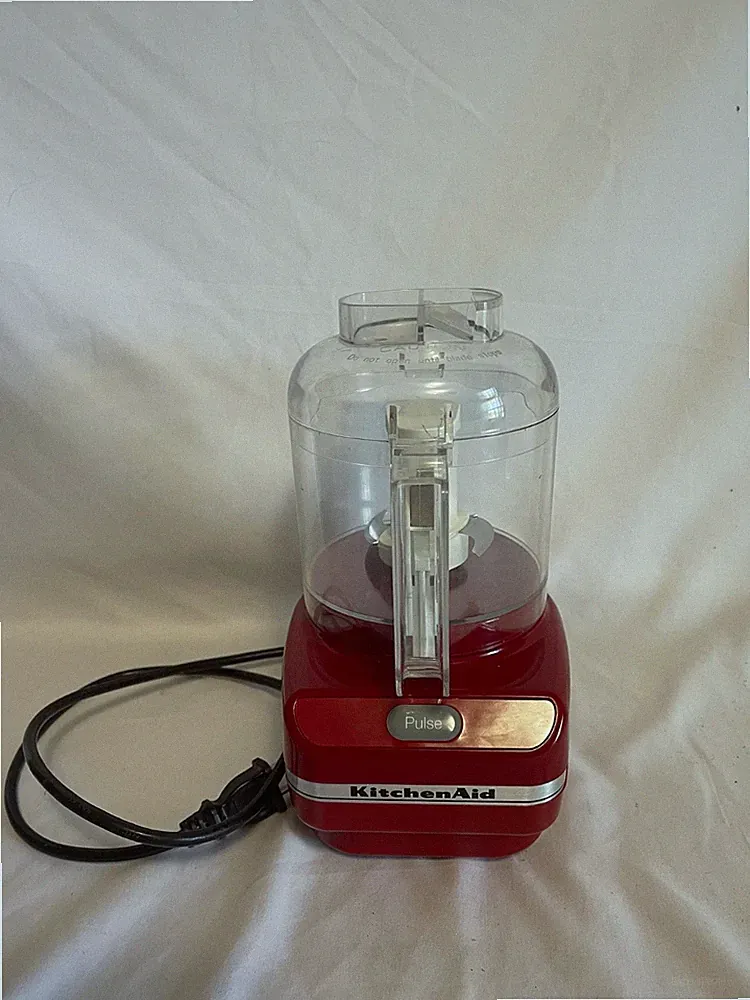 Kitchen Aid Red Chef's Chopper Mini Food Processor 3 Cups Works Great *see Video