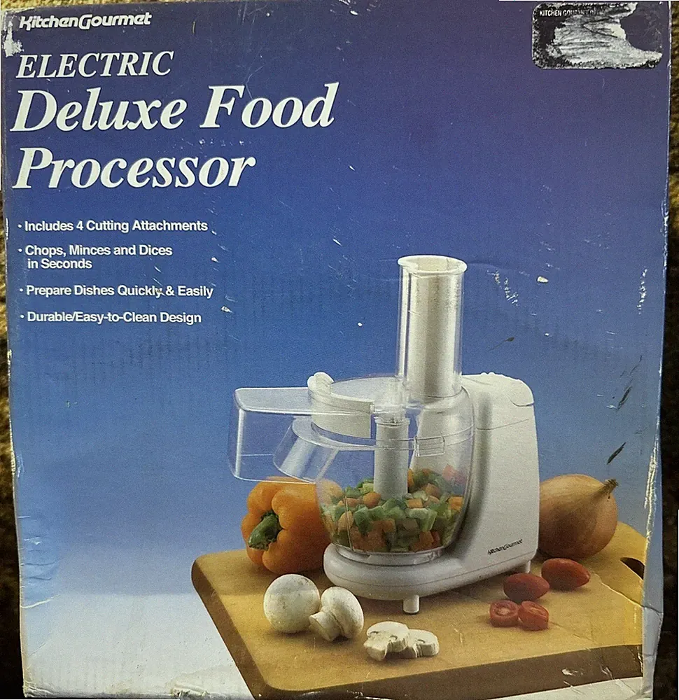 Kitchen Gourmet Deluxe Electric Food Processor, New & Sealed