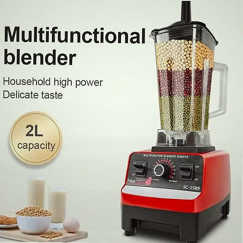 Kitchen & Household Double Cup 4500W Blender, Mixer, Cooking Grinder And Juicer.