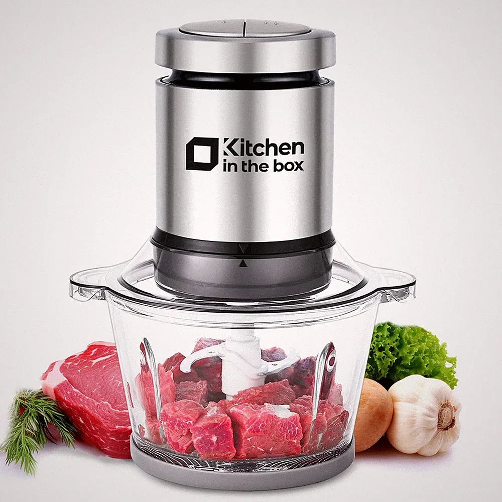Kitchen in the box Mini Food Processor, Electric Meat Grinder & Food Chopper...