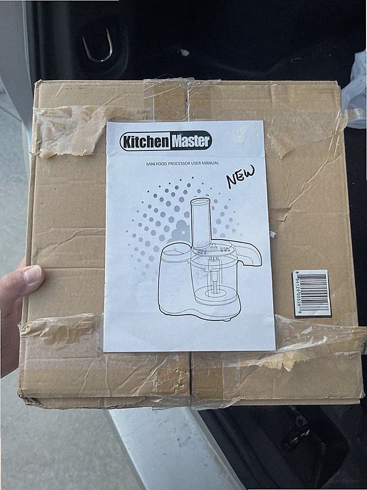 Kitchen Master Model #EPI-MC003 Mini Food Processor W/Manuel Open Box