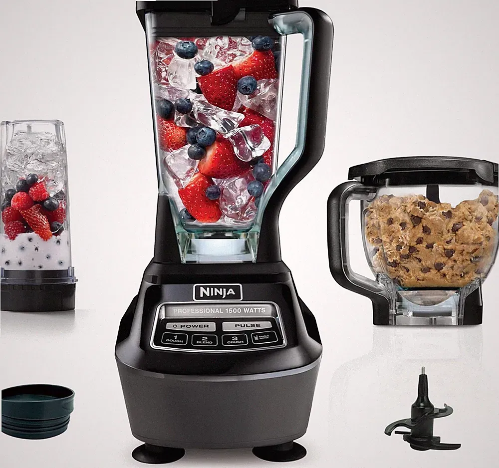 Kitchen System | All-in-One Food Processor & Blender for Smoothies | Includes Pi