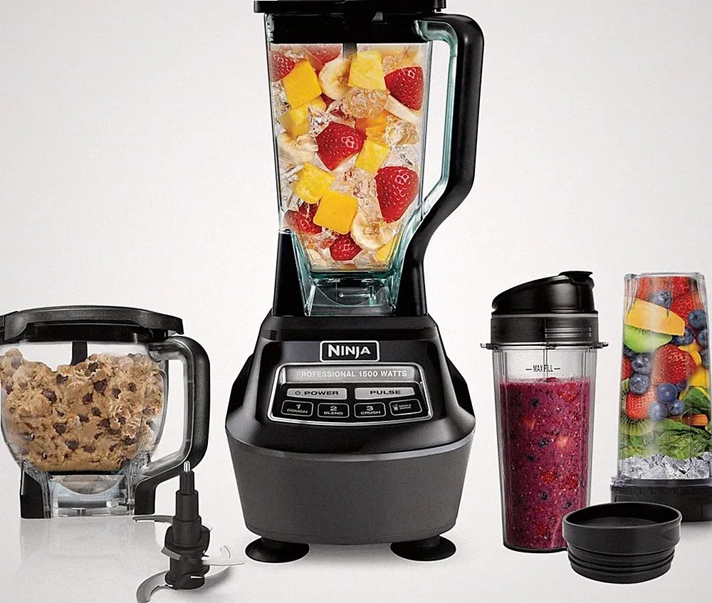 Kitchen System | All-in-One Food Processor & Blender for Smoothies | Includes Pi