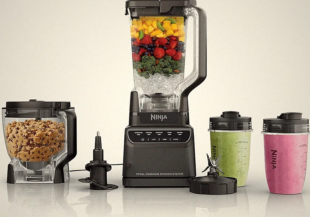 Kitchen System | All-in-One for Smoothies, Frozen Drinks, Veggie Chopper & More