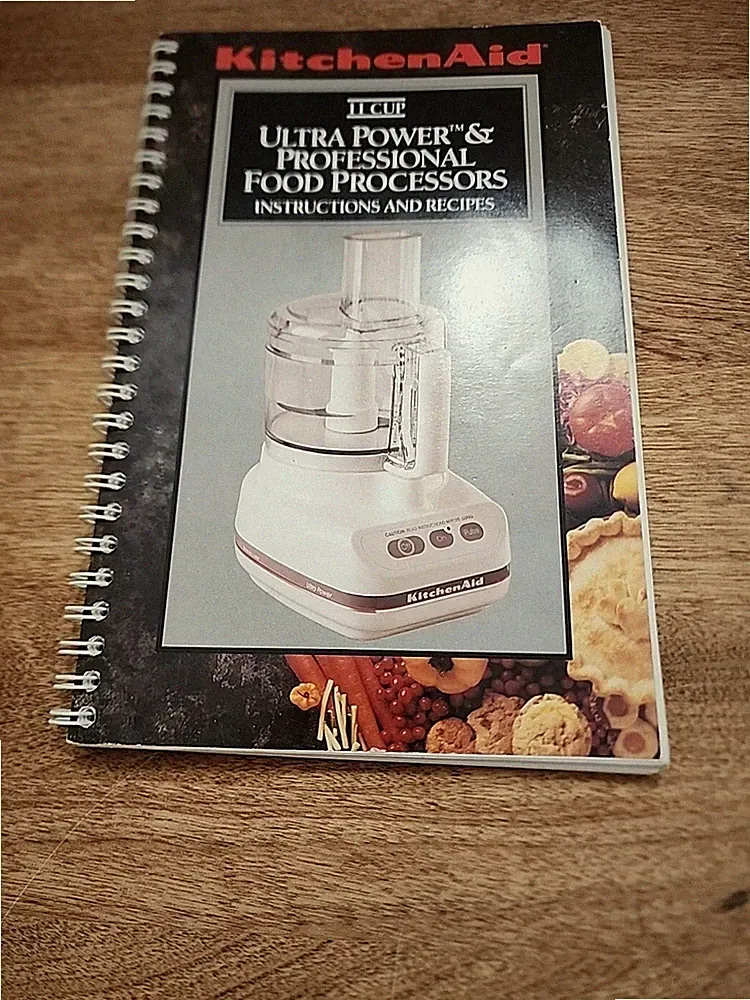 Kitchenaid 11 c Ultra Power Professional Food Processor Manual Excellent shape