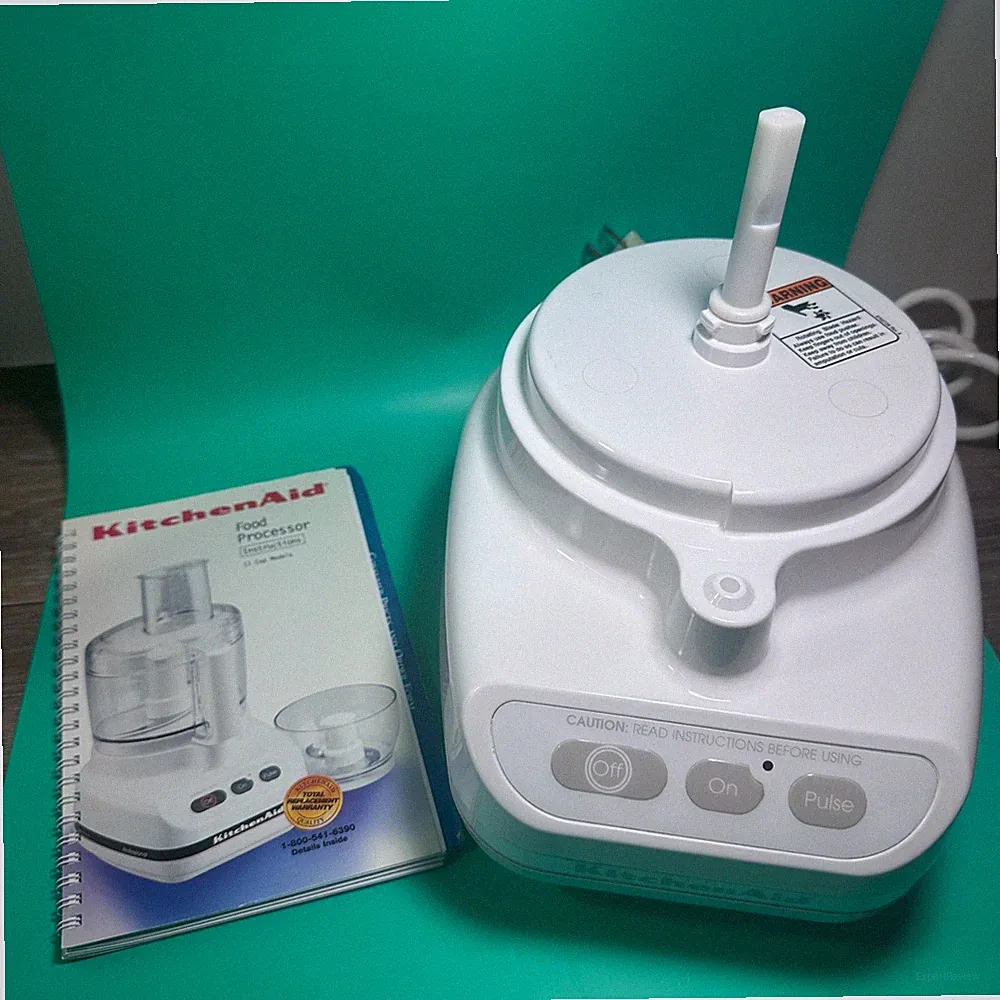 KitchenAid 11-Cup Food Processor KFP600WH White Motor Base Only - TESTED & WORKS