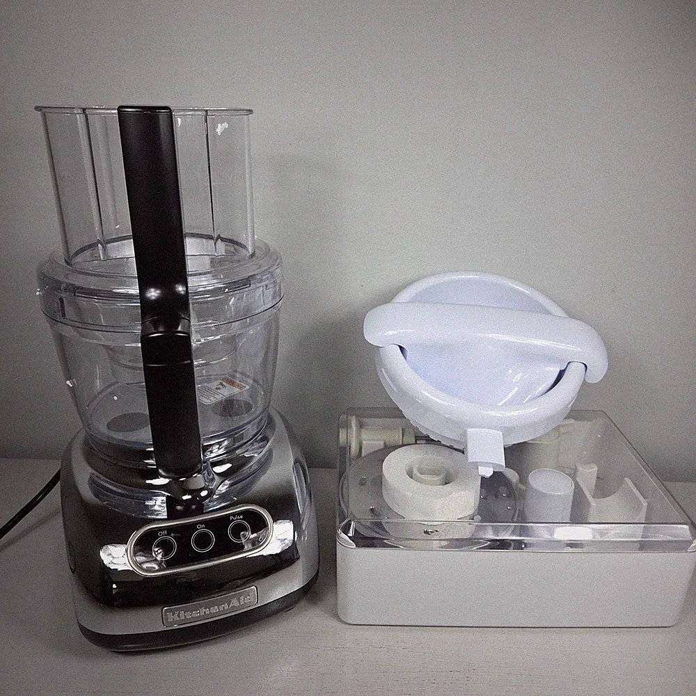 Kitchenaid 12 Cup Food Processor KFPW760QCR0 + Juicer Attachments CHROME
