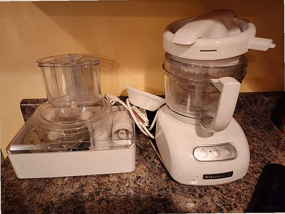 KitchenAid 12 Cup Food Processor White W/ Accessories & 4-Cup Bowl KFP760WH3