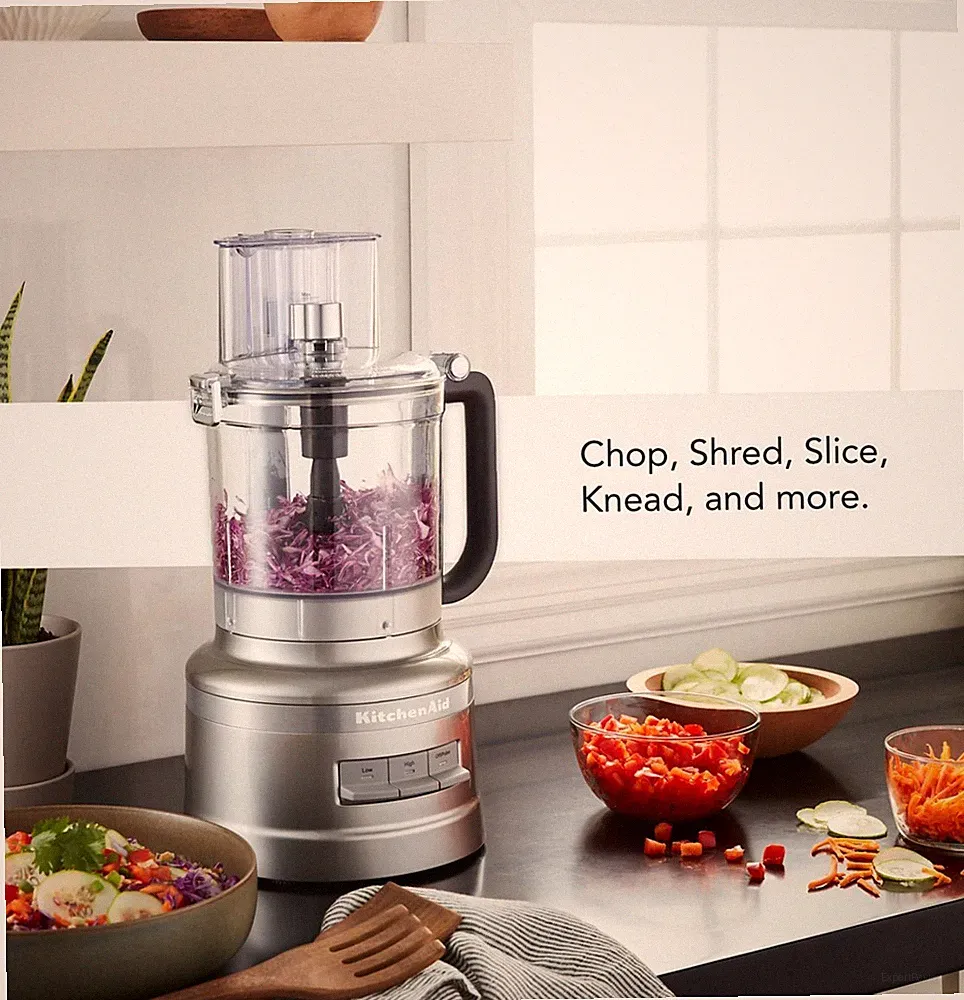 KitchenAid® 13-Cup Food Processor with Dicing - Contour Silver