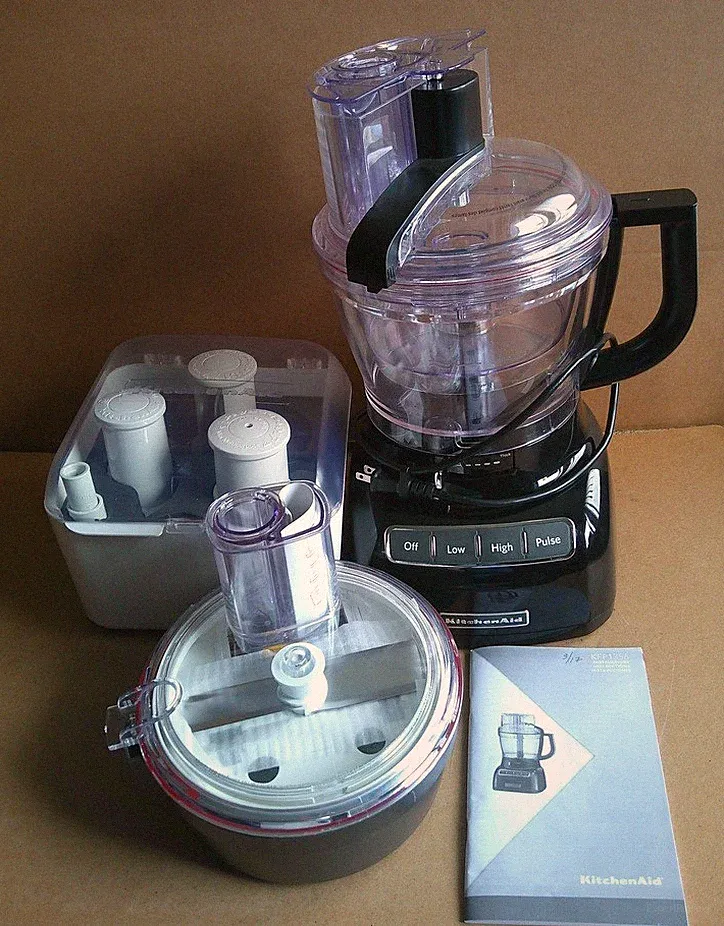 Kitchenaid 13-Cup Food Processor With Dicing Kit KFP1356WH