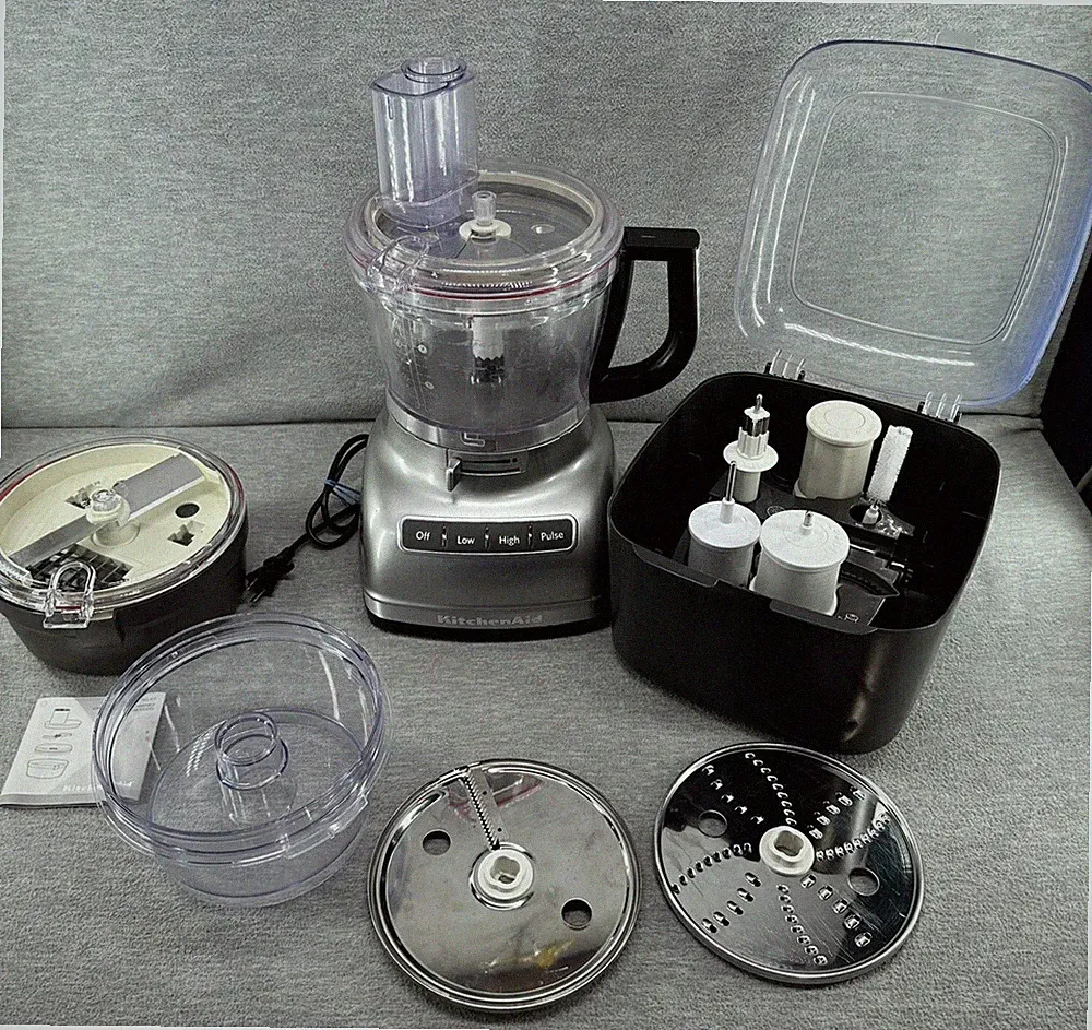KitchenAid 14-Cup Food Processor Kit Contour Silver KFP1466CU