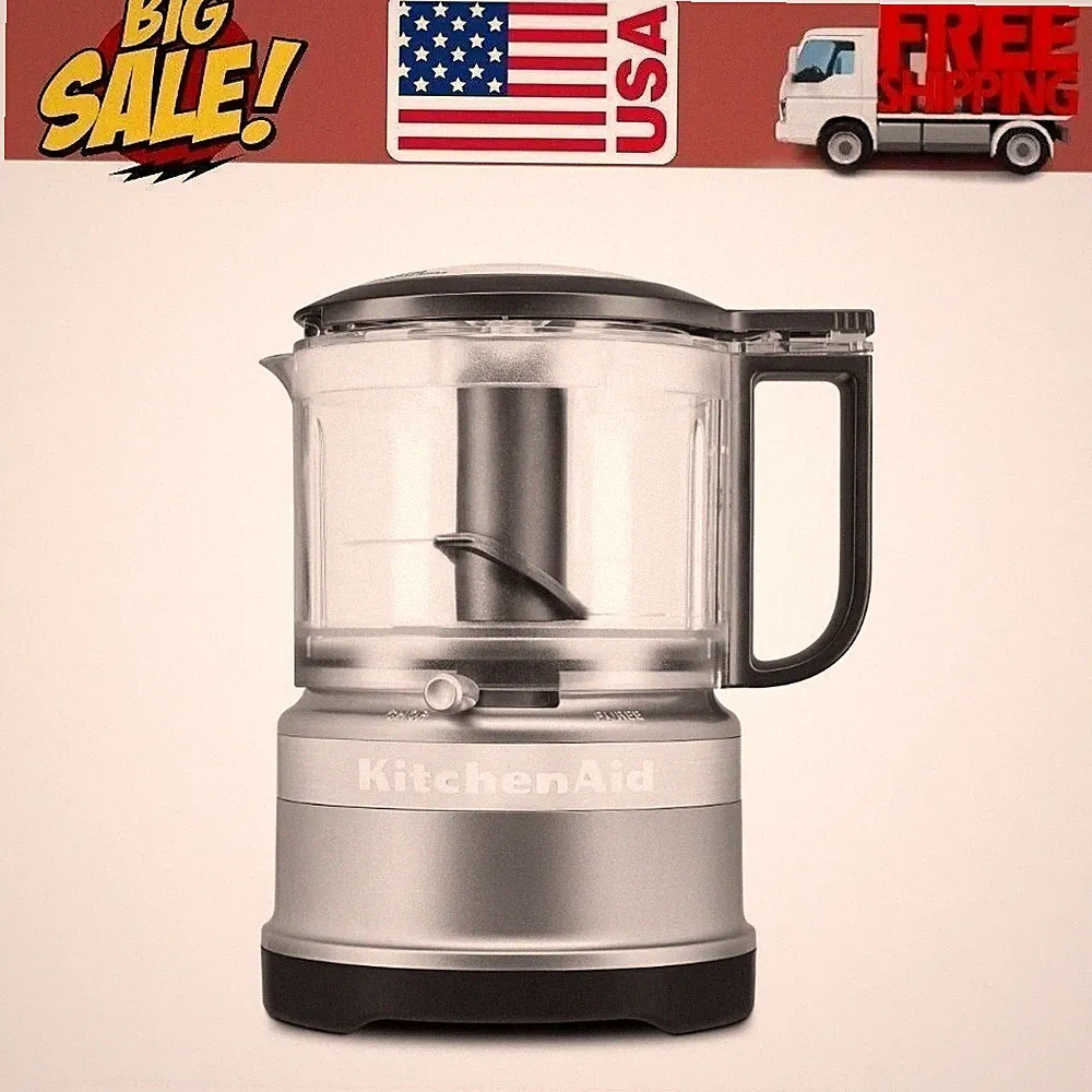 KitchenAid 3.5 Cup Food Chopper - KFC3510, Silver Color