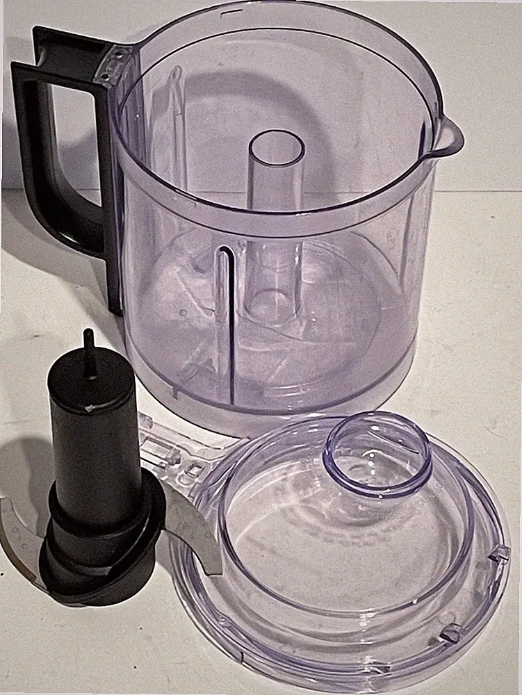 KitchenAid 3.5 Cup Food Processor 2XW7 E105402 Replacement Work Bowl Blade Lid