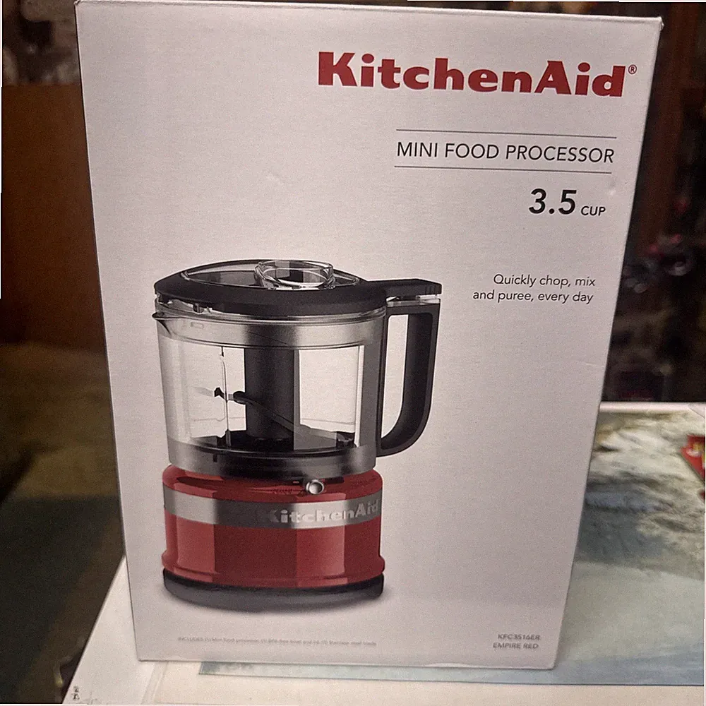 KitchenAid 3.5 Cup Mini Food Processor - Empire Red