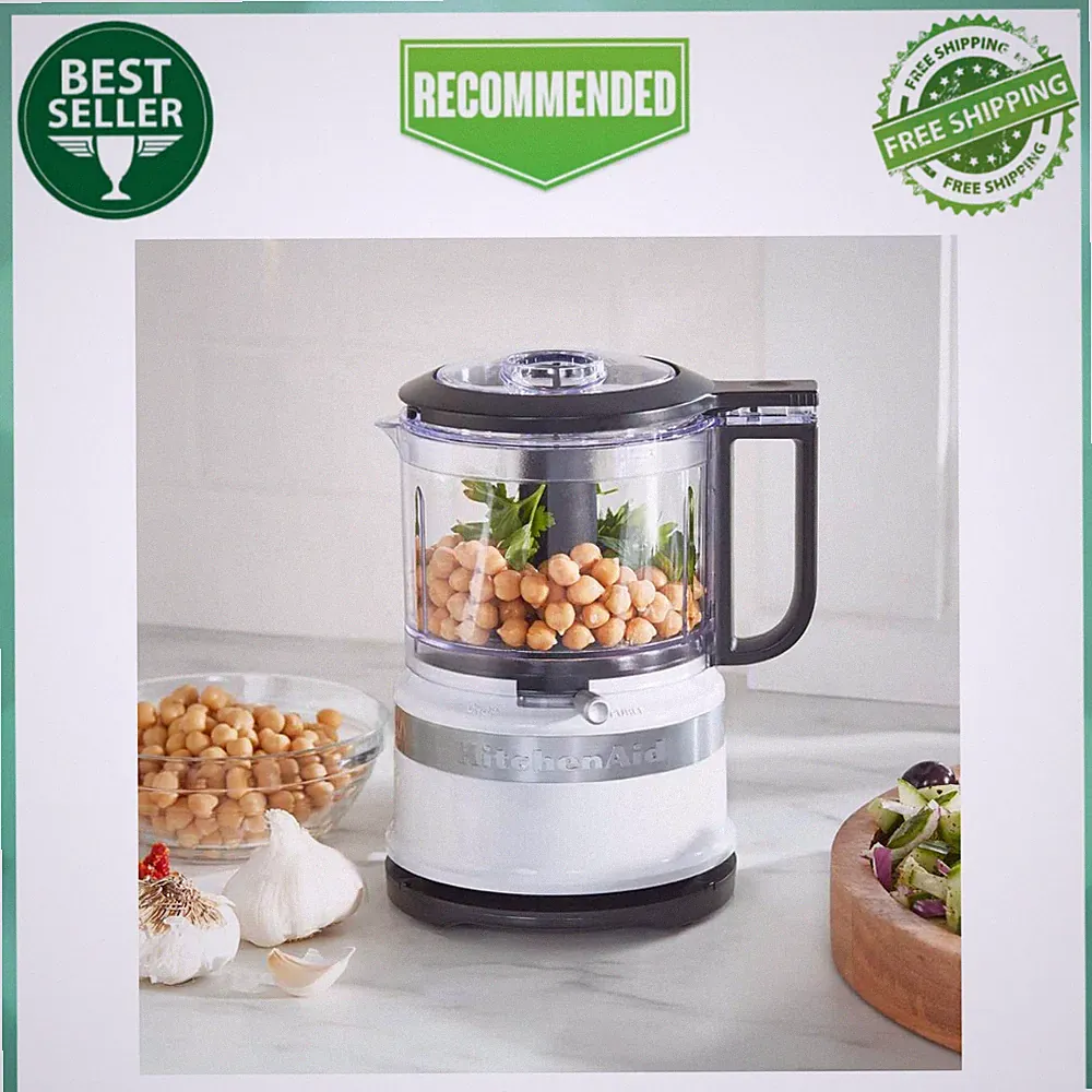 KitchenAid 3.5-Cup Mini Food Processor in White