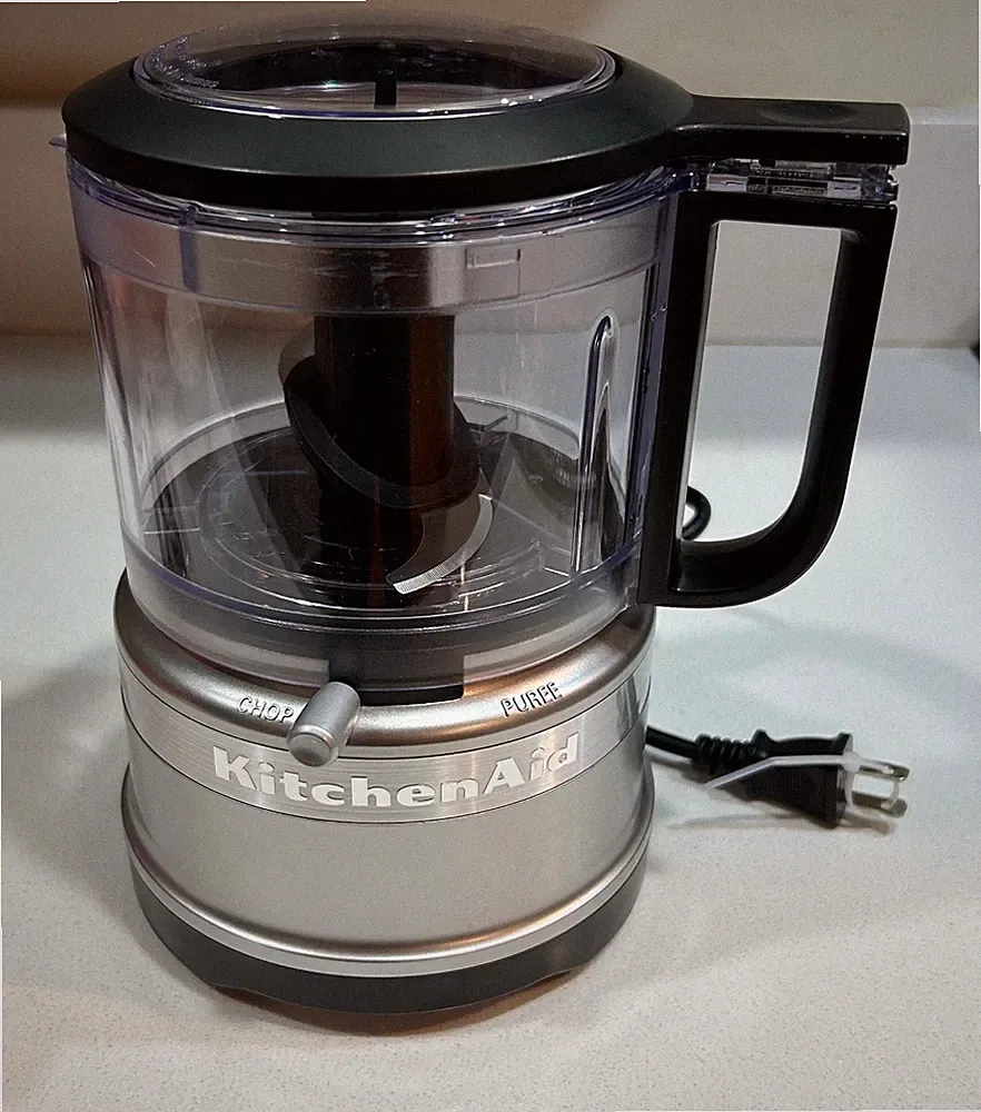 KitchenAid 3.5 Cup Mini Food Processor - KFC3516 - Light Silver: 2-Speed Chopper
